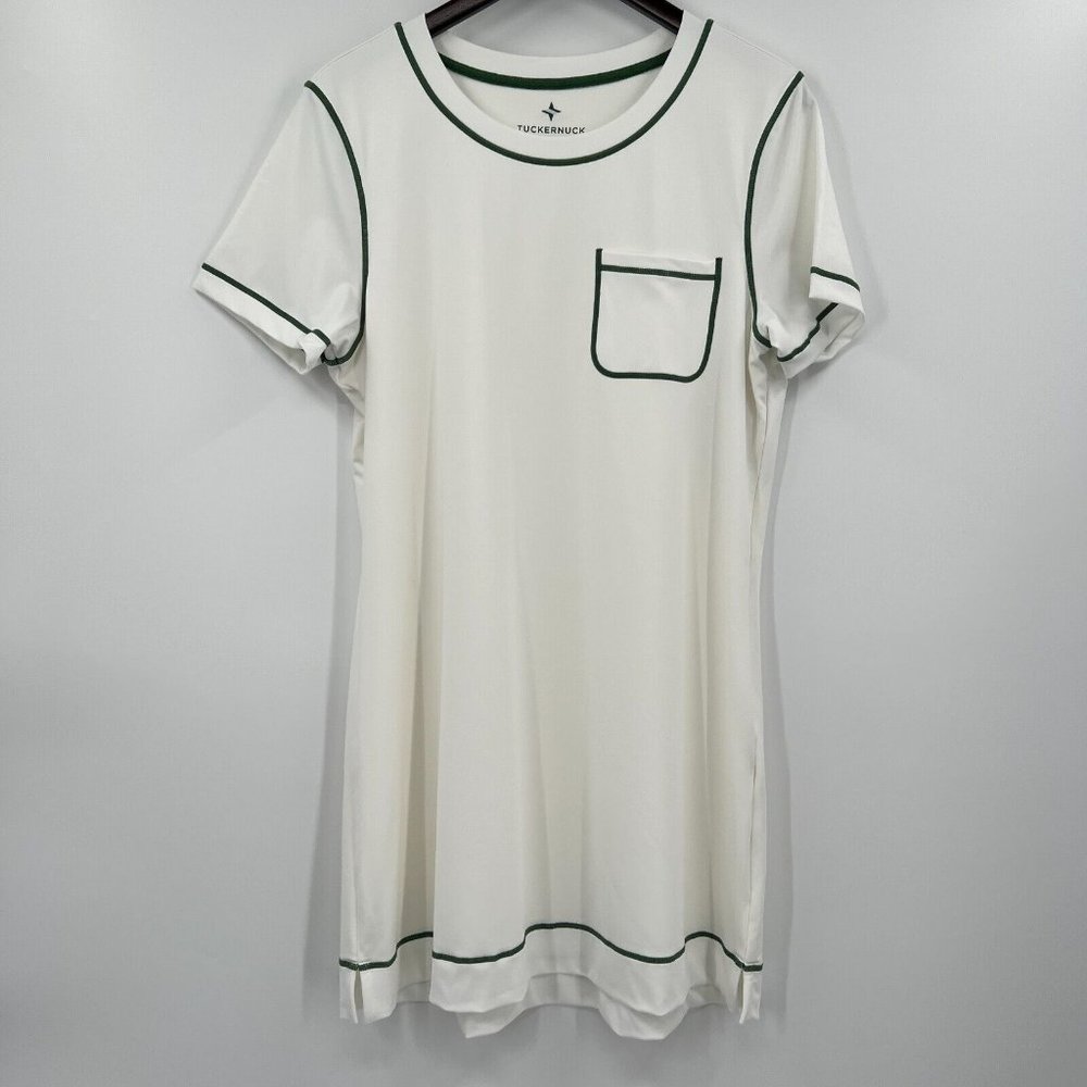 Tuckernuck | Tnuck Sport Women's White Short Sleeve Athletic Dress Active sz XL